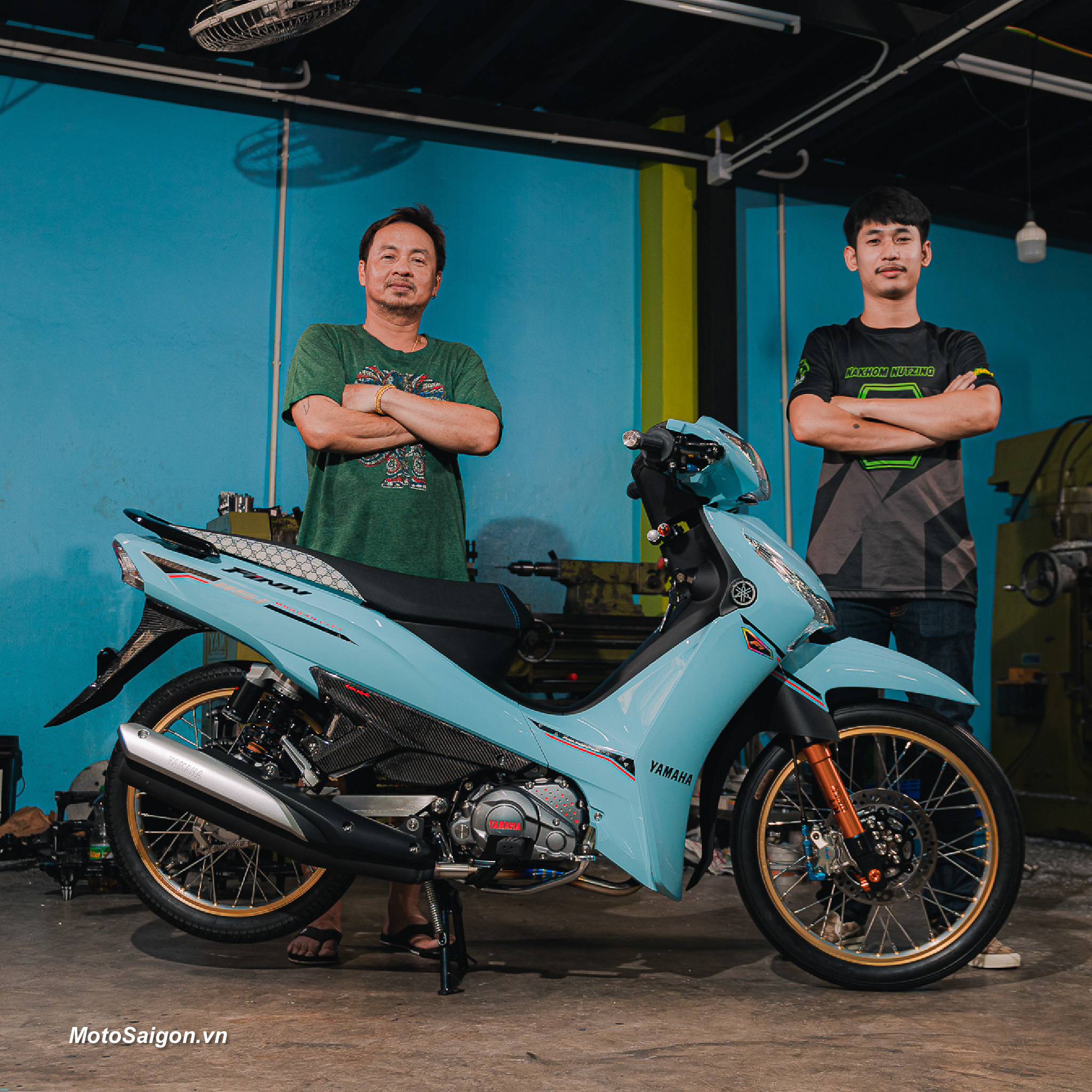 Yamaha Jupiter Finn độ dàn áo carbon phuộc WP nhiều đồ chơi đáng giá Yamaha Jupiter Finn độ dàn áo carbon phuộc WP nhiều đồ chơi đáng giá