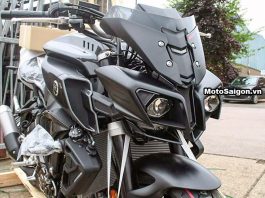 Hình ảnh đập thùng Yamaha MT-10 màu đen
