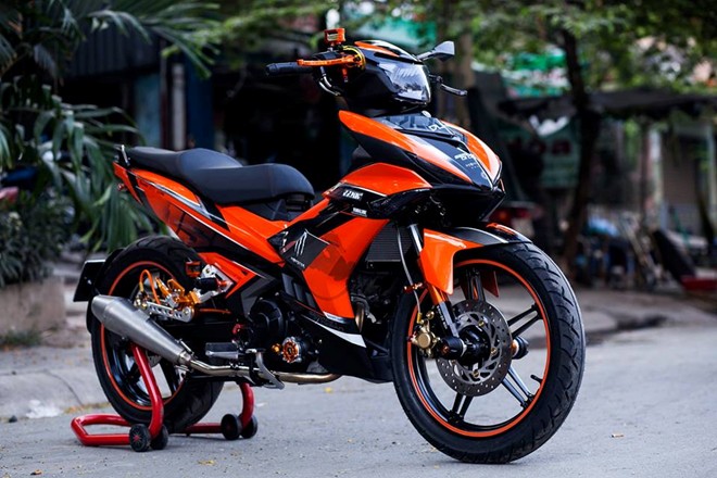 Chi tiết Yamaha Exciter màu cam mới bán tại Việt Nam  Xe máy