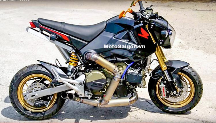MSX 125 độ cục máy Ducati 1199 - Motosaigon