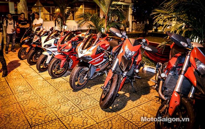 Màn đốt lốp ấn tượng tại Sinh nhật lần 4 Omega Rider Club - Motosaigon