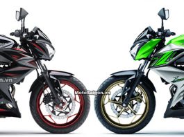 Kawasaki Z300 ABS 2016 màu mới tại Thái