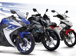 Lái thử các mẫu xe tay côn xe moto của Yamaha