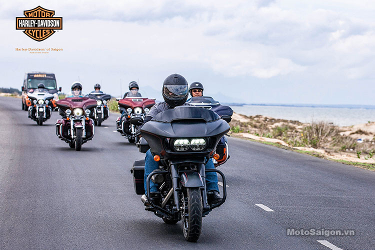 CHƯƠNG TRÌNH CHẠY THỬ CÁC DÒNG XE TOURING của Harley được đi Mỹ 2 tuần