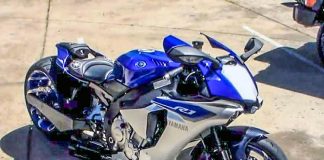 Yamaha R1 độ bánh to 360 2016
