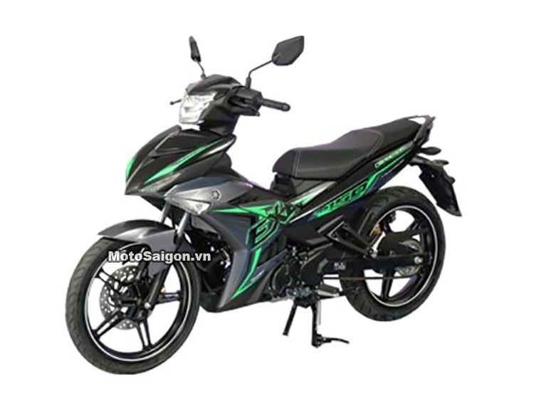 Exciter 150 2017 màu đen xanh lá mới tại Thái