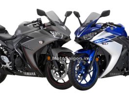 Yamaha R3 đen nhám và Yamaha R3 xanh GP mới 2016