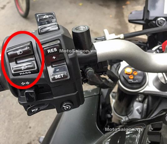 Mức phạt xe moto xe máy khi bật đèn pha chiếu xa trong đô thị