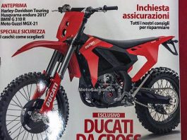 Moto cào cào Ducati offroad