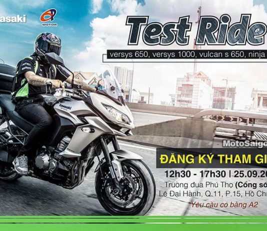 Chương trình lái thử test ride xe Kawasaki
