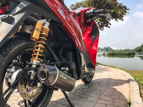 Honda Sh125i 2017 đầu tiên lên đồ chơi tại Hà Nội Motosaigon