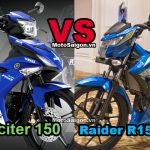 So sánh Raider R150 Fi 2017 vs Exciter 150