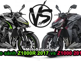 Z1000R 2017 có gì mới và khác biệt so với Z1000 2016? motosaigon
