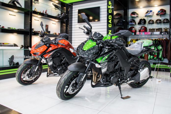 Đánh giá xe Kawasaki Z1000 2017 màu cam và xanh mới đã có giá bán ...