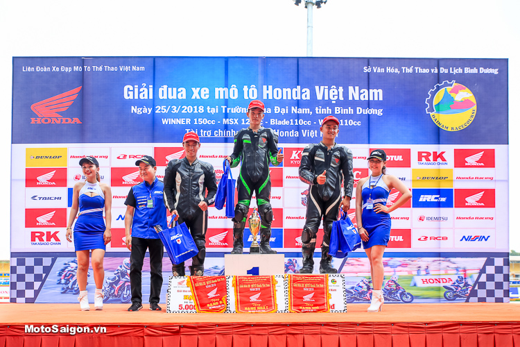 Kết quả Chặng 1: Giải đua xe Mô tô toàn quốc Cúp vô địch quốc gia năm 2018 tại Bình Dương