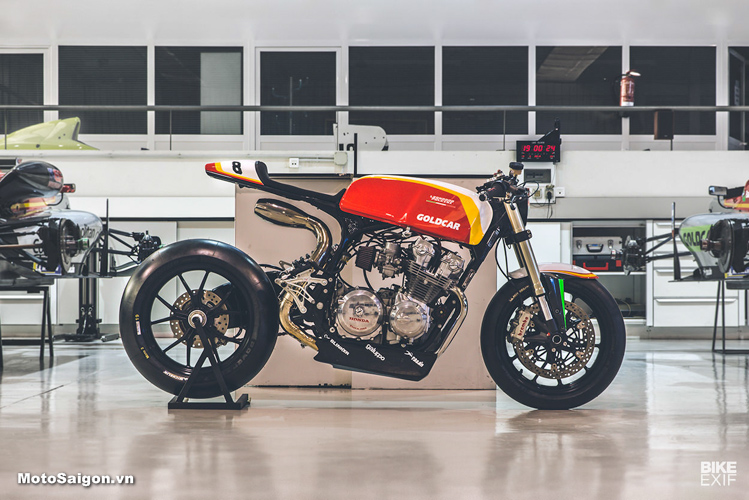 Honda CB750 độ phong cách xe đua Cafe Racer Ducati