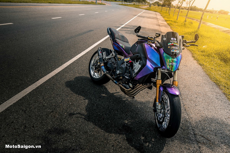 Honda CB650F độ full đồ chơi cực đẹp của Biker Thái Lan