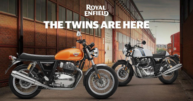 Hai mẫu xe mới của Royal Enfield động cơ xilanh đôi 650cc sắp có giá bán