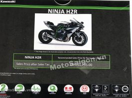 Giá bán Kawasaki Ninja H2R