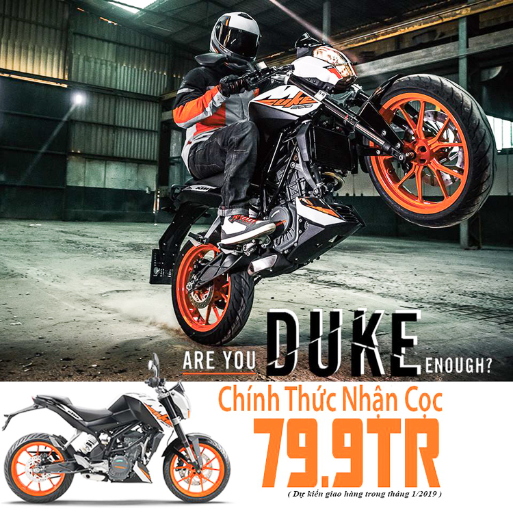 Ktm Duke 200 2018 Ưu Đãi Giá Cực Sốc Chỉ Còn 79 Triệu Đồng - Motosaigon