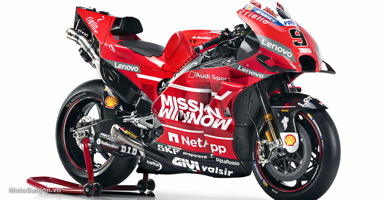 Ducati Team ra mắt Desmosedici GP19 xe đua MotoGP 2019 hơn 280 HP
