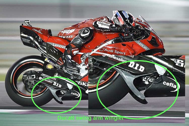 Đội đua Ducati Team bị kiện vì lắp thêm chi tiết "lạ" trên chiến mã Desmosedici GP19