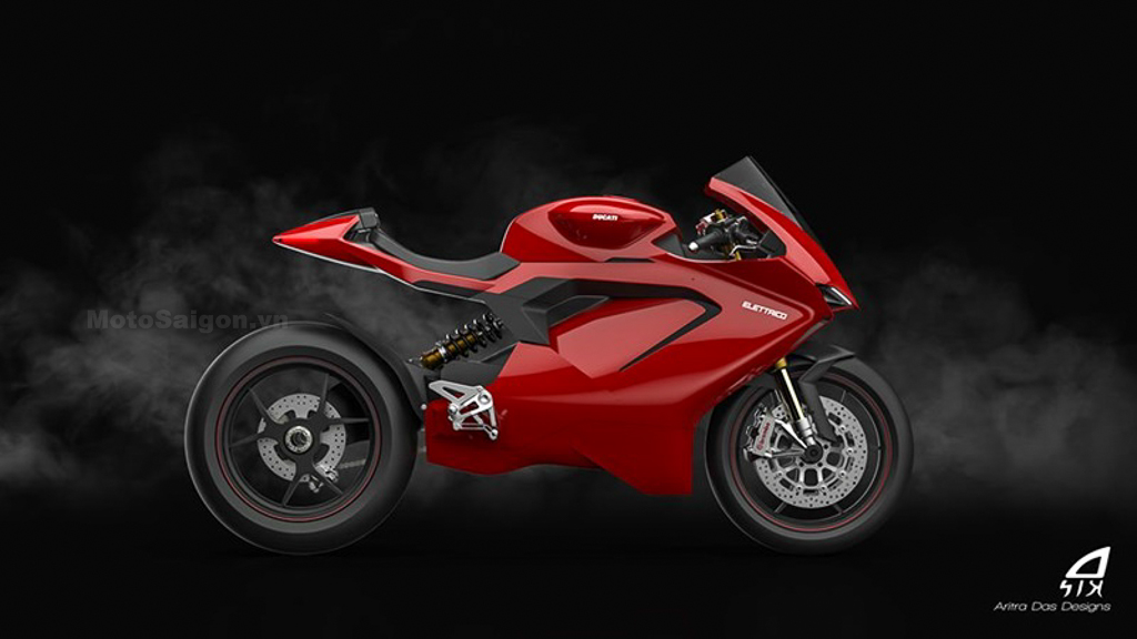 Lộ diện xe moto điện Ducati Panigale-E sản xuất vào năm 2021