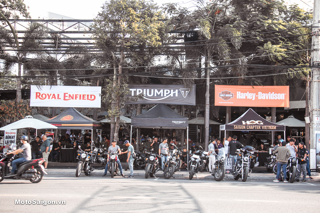 Biker Weekend 2019 Sự kiện lái thử xe Harley-Davidson, Triumph và Royal Enfield.