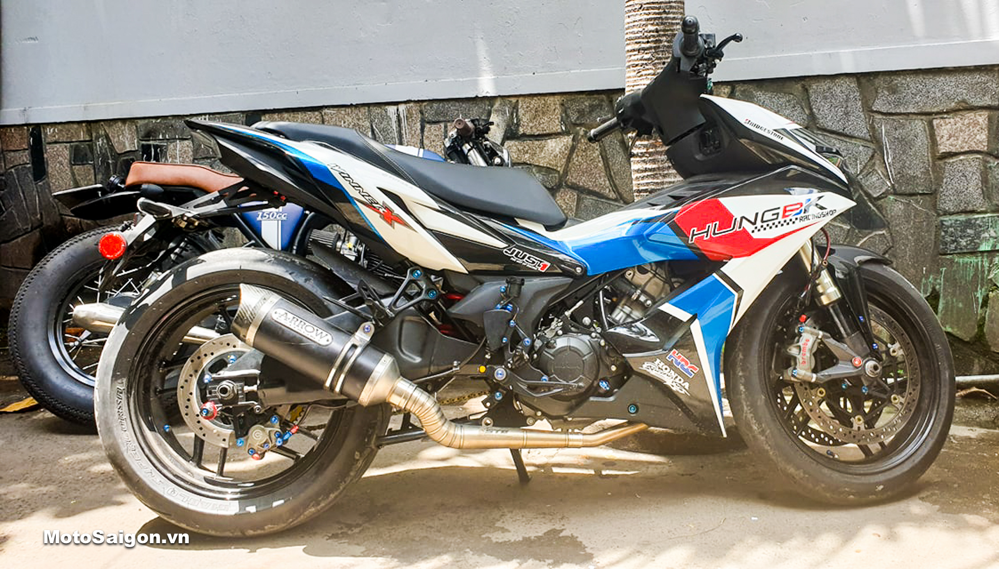 Winner X độ bánh to moto pkl cực chuẩn với bộ gắp Yamaha R1