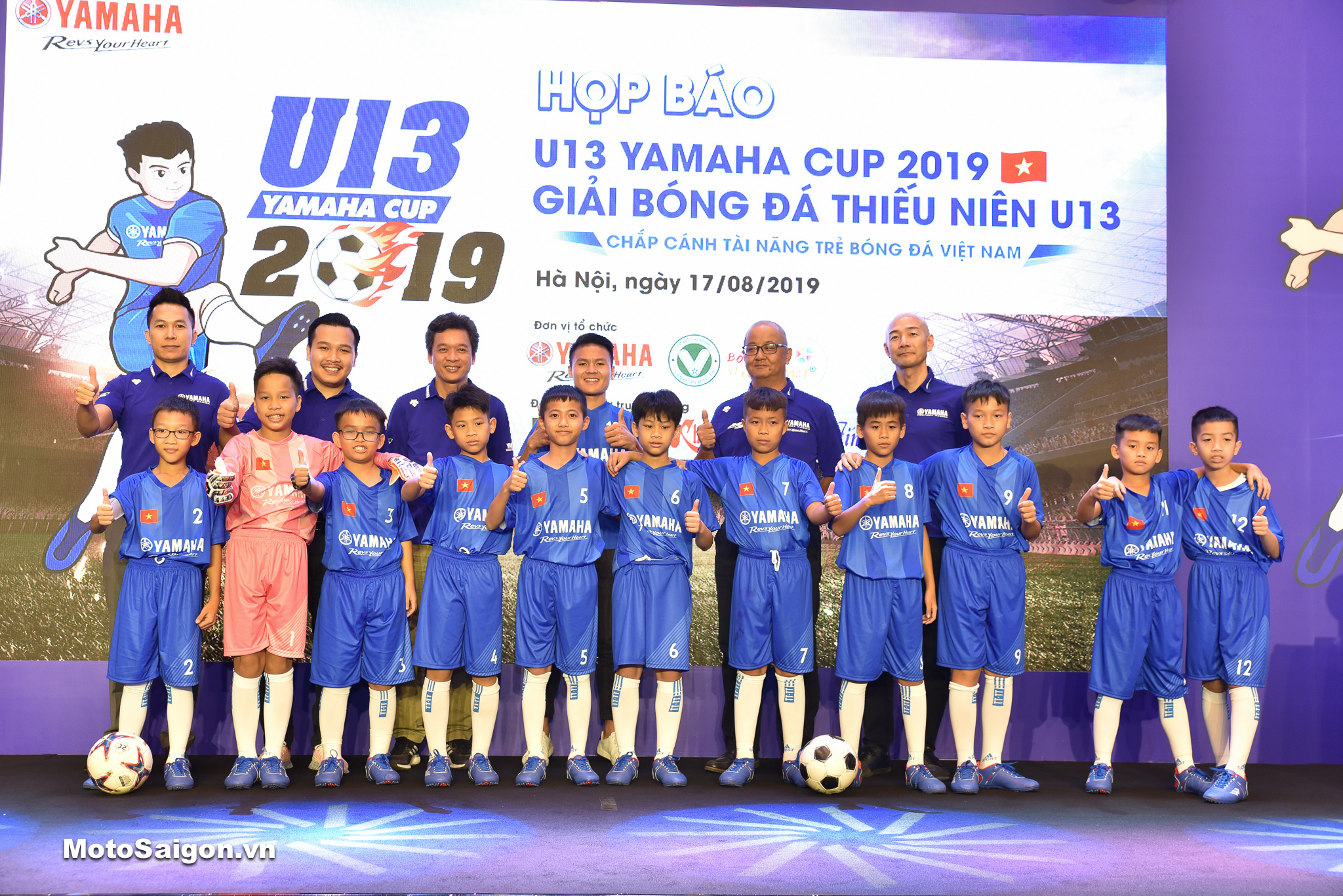 Thông tin Giải bóng đá thiếu niên U13 YAMAHA CUP 2019