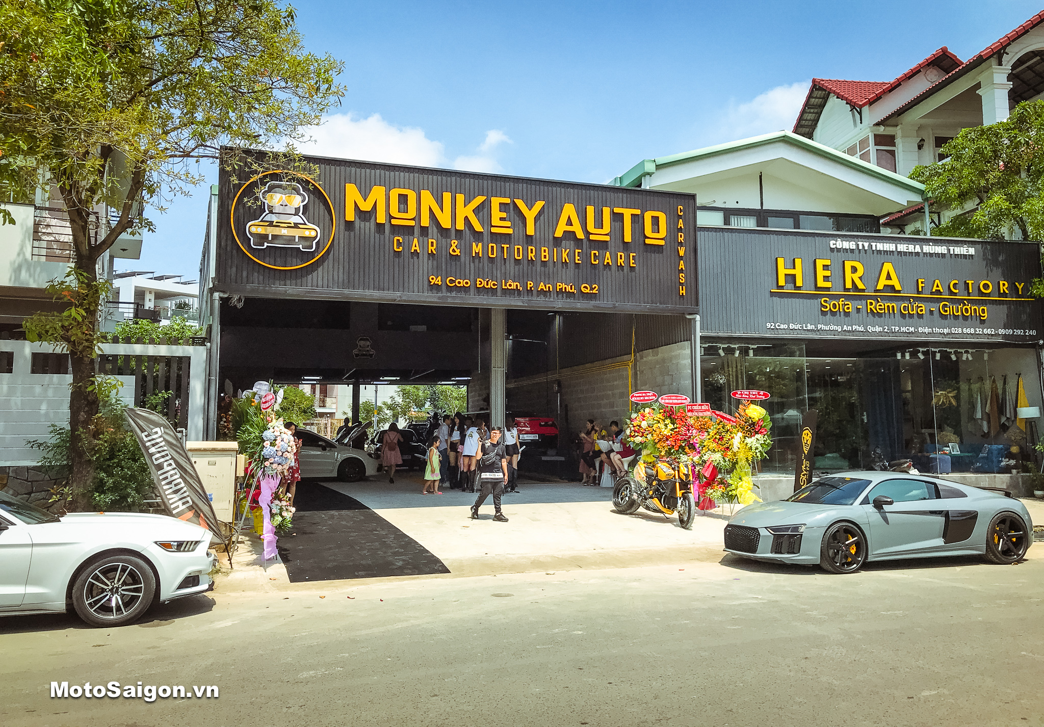 MONKEY AUTO Car & Motorbike Care. Địa chỉ: 94 Cao Đức Lân, Phường An Phú, Quận 2, TPHCM. 