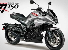 Hình ảnh được cho là Suzuki KATANA 150 "nhát kiếm" phản đòn cho XSR155 vs CB150R?