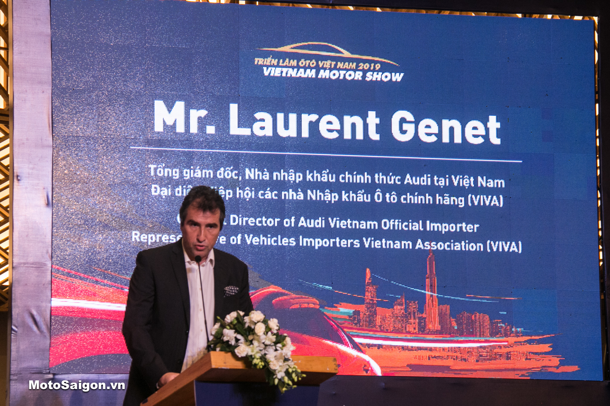 Ông Laurent Genet, đại diện cho các nhà nhập khẩu chính hãng,