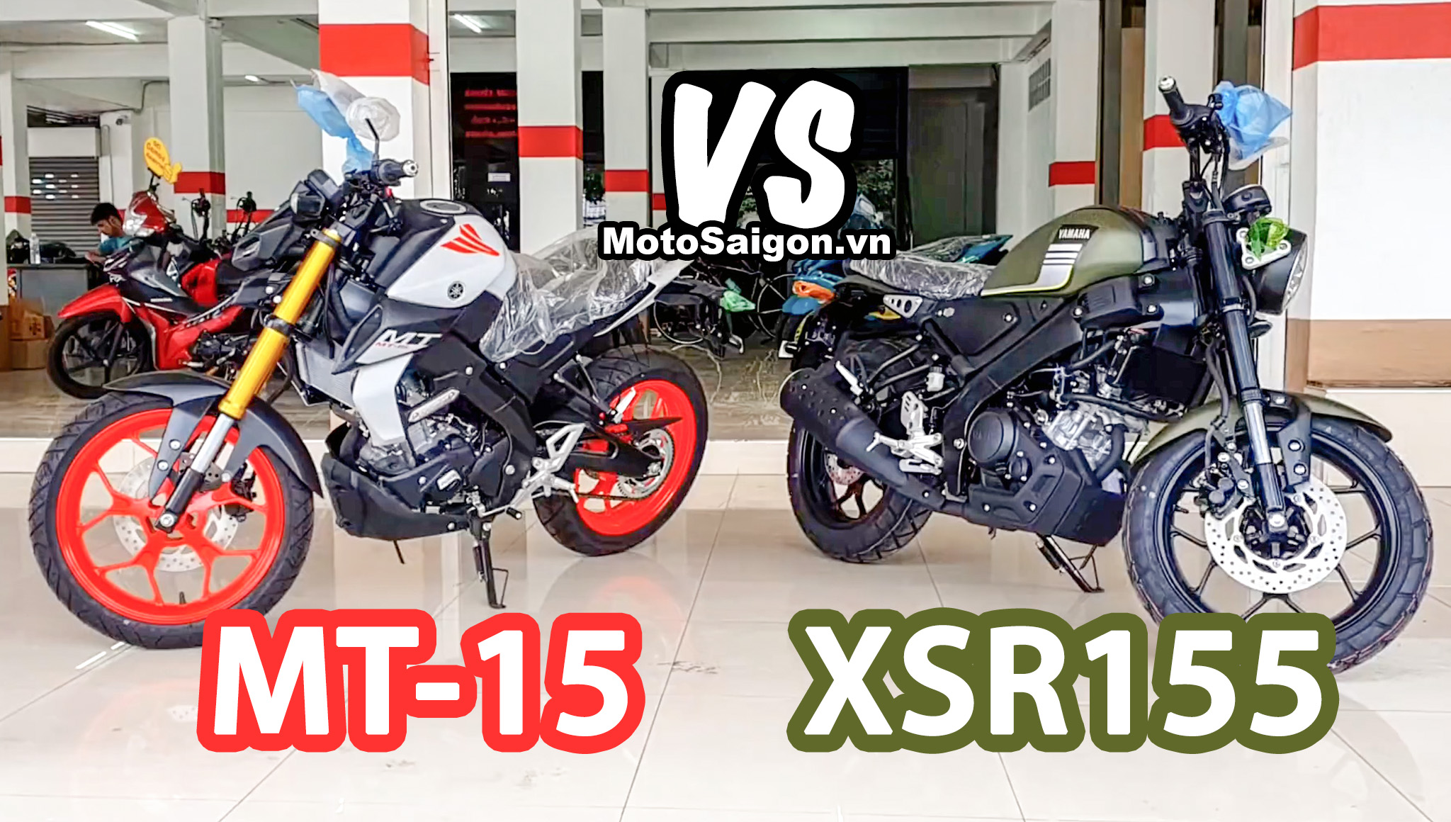 So S nh Yamaha XSR155 Vs MT 15 V Ngo i H nh Gi B n Motosaigon