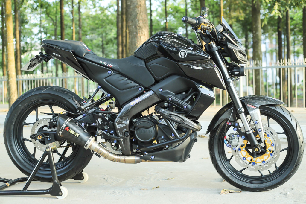 Black Panther Yamaha MT15 Độ Cực Chất của Biker Đồng Nai
