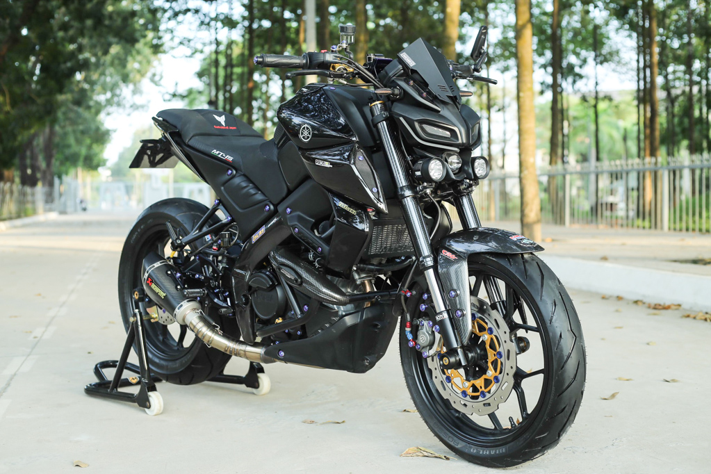 Báo đen Yamaha MT15 độ cực chất của Biker Đồng Nai  Motosaigon