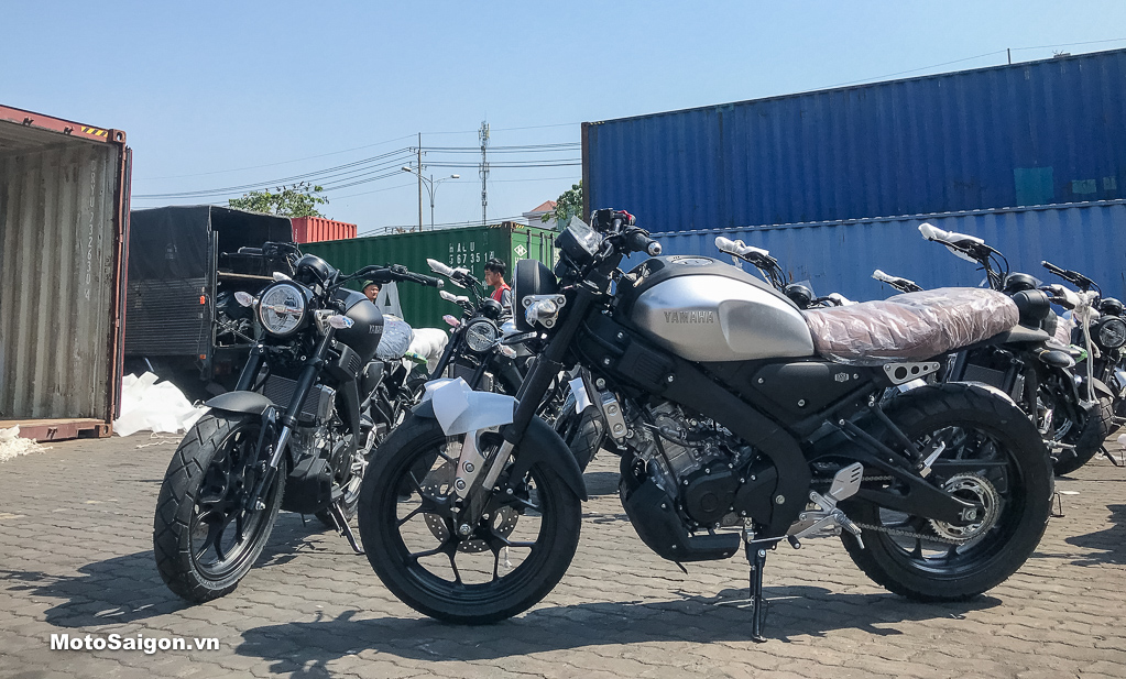 Đập thùng lô hàng Yamaha XSR 155 về số lượng lớn giá ưu đãi - Motosaigon