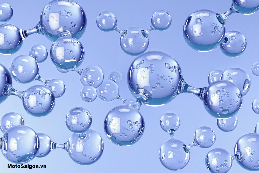 Các tinh thể khi được nhúng vào nước và kết hợp cùng ánh sáng sẽ tạo thành các tế bào nhiên liệu hydro