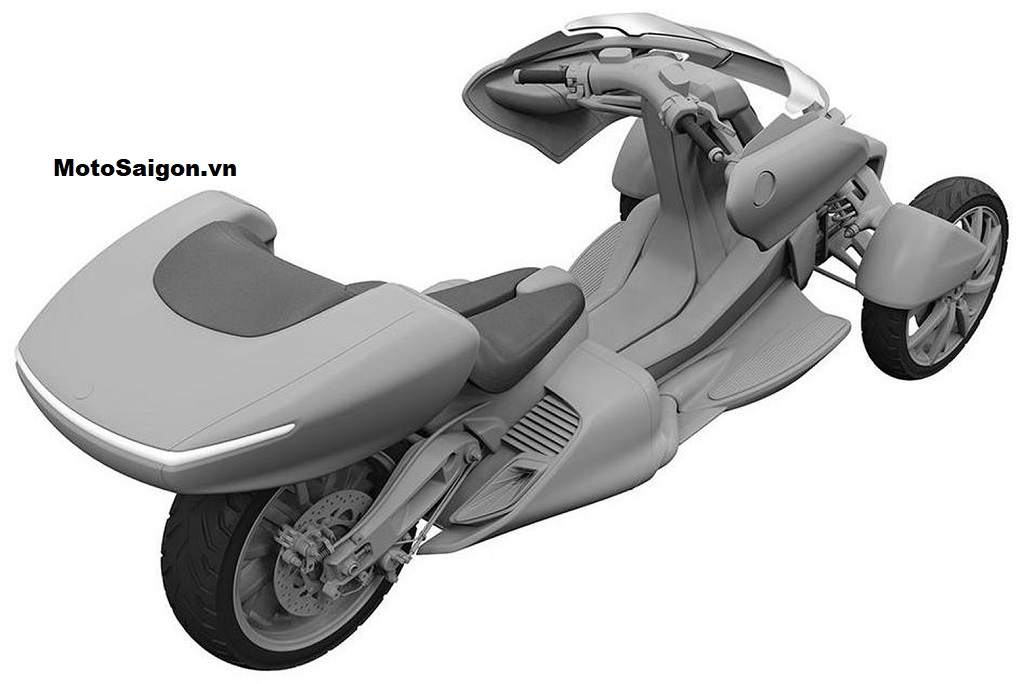 Yamaha tiết lộ thiết kế mẫu xe 3 bánh "không giống ai" - Motosaigon