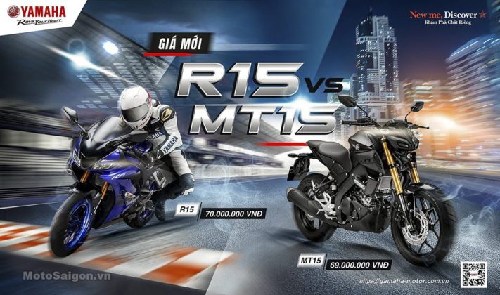 Yamaha Việt Nam cập nhật giá xe R15 v3 và MT-15 2020 siêu sốc - Motosaigon
