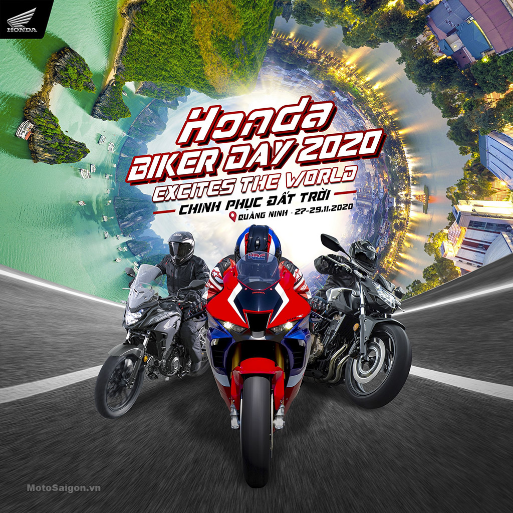 Honda Biker Day 2020 - Đại Hội Mô Tô Honda Hà Nội - Quảng Ninh