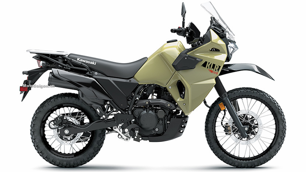 Kawasaki KLR 650 2021 "Chiến binh" địa hình hoàn toàn mới giá từ 199