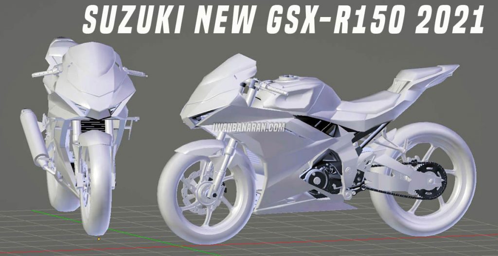 Suzuki GSX-R150 2021 lộ ngoại hình thực tế qua bộ ảnh 3D Concept ...
