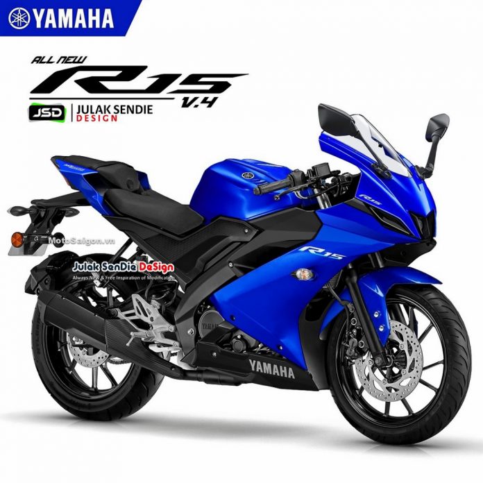 Yamaha R15 v4 lộ ảnh phác thảo khá giống R7 - Motosaigon