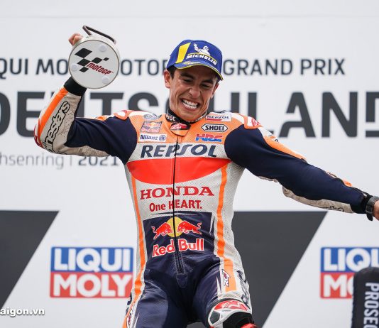 MotoGP_MM ngày càng lấy lại phong độ. tiêu biểu là vô địch MotoGP chặng 8