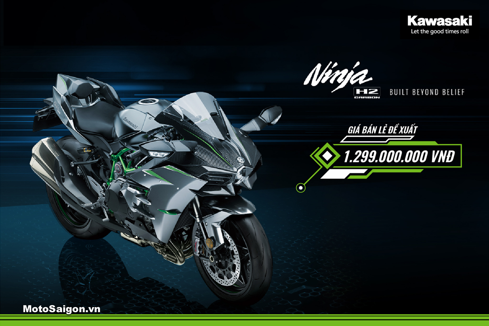 Giá xe Kawasaki Ninja H2 Carbon 2021
