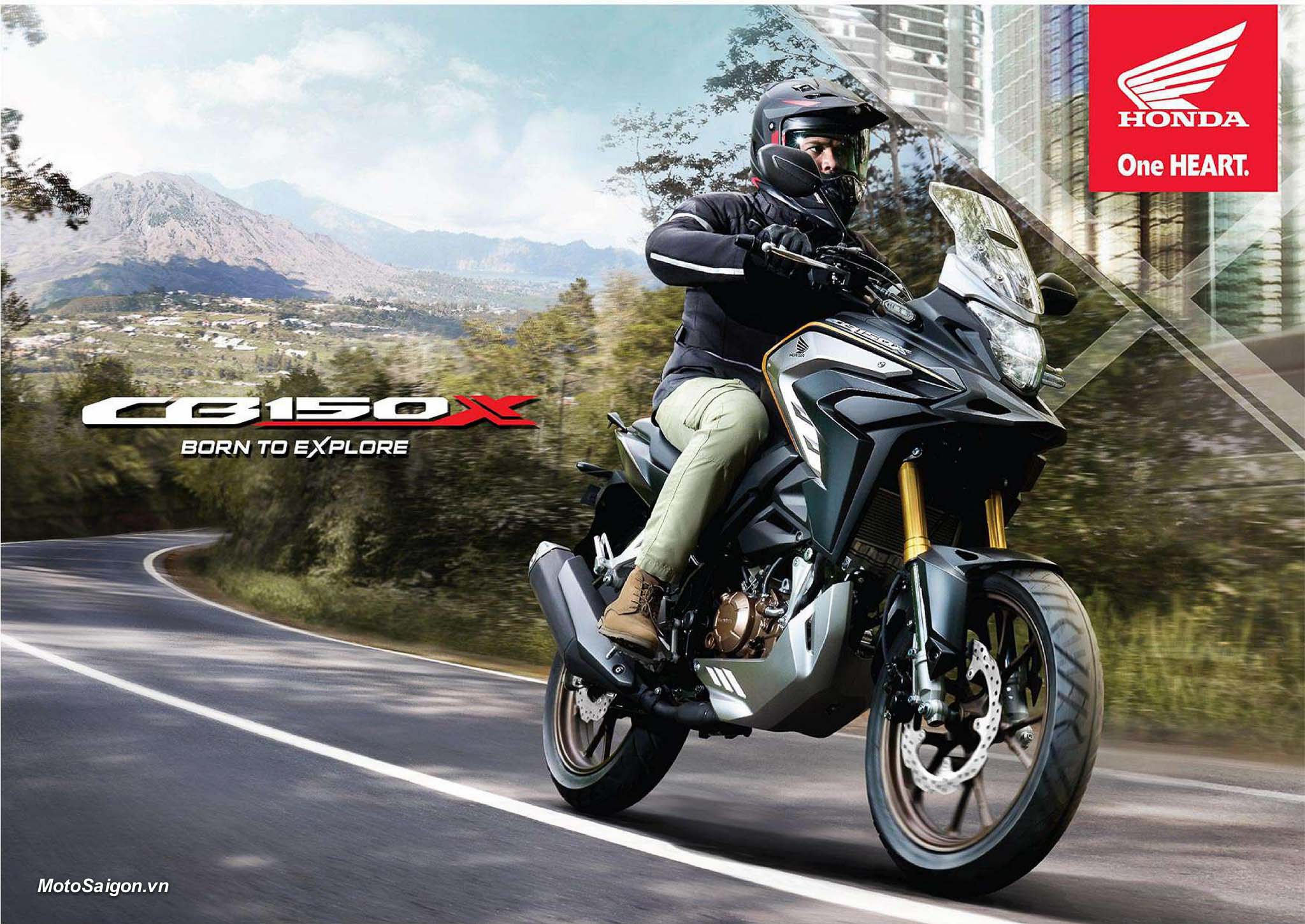 Honda CB150X 2022 đàn em của CB500X giá bán 51 triệu đồng