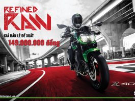 Kawasaki Z400 ABS chính hãng đã có giá bán với 2 lựa chọn màu sắc