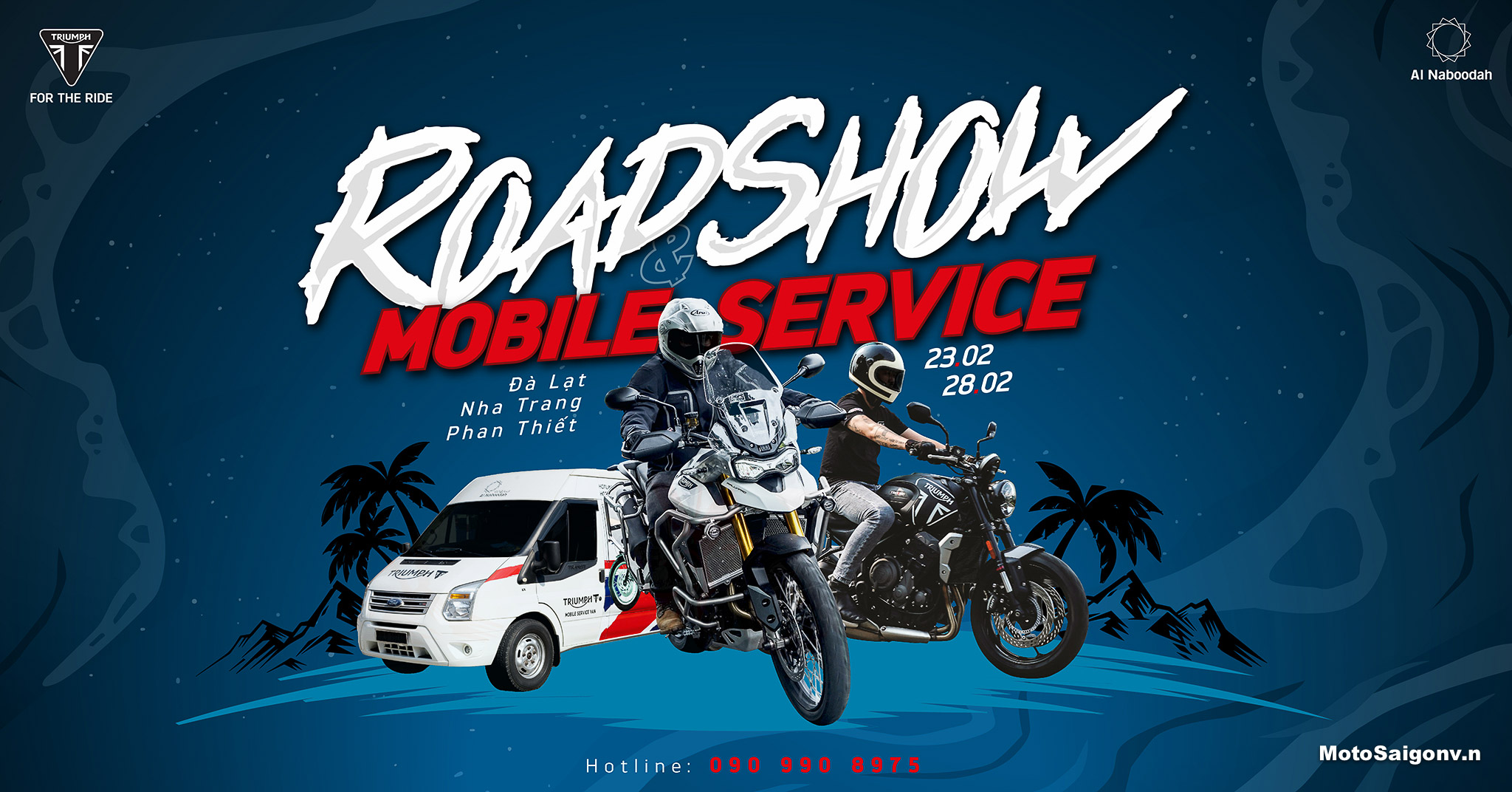 Triumph Road Show 2022 - Sự kiện lái thử xe mới tại Đà Lạt - Nha Trang - Phan Thiết