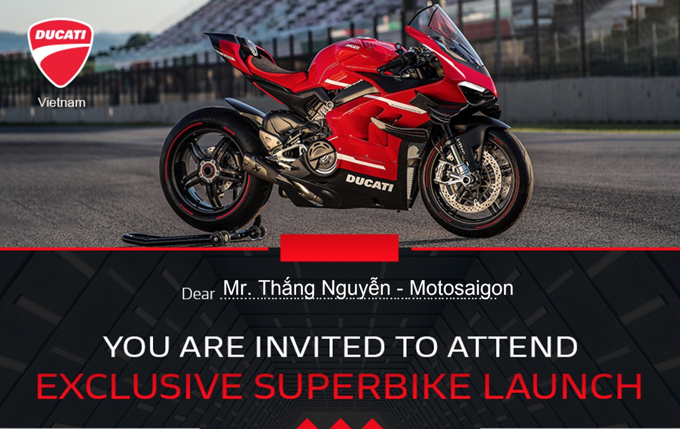 Ducati Superleggera V4 giá siêu khủng đã có chủ nhân tại Việt Nam